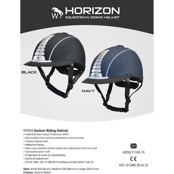 Whitaker Horizon Riding Helmet