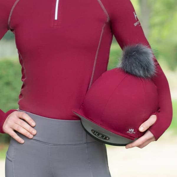 Hy Sport Active Pom Pom Hat Silk