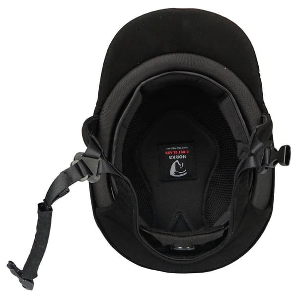 Horka Hjelm Hawk Leather 110300-0000-0002 Sort 55-57 cm