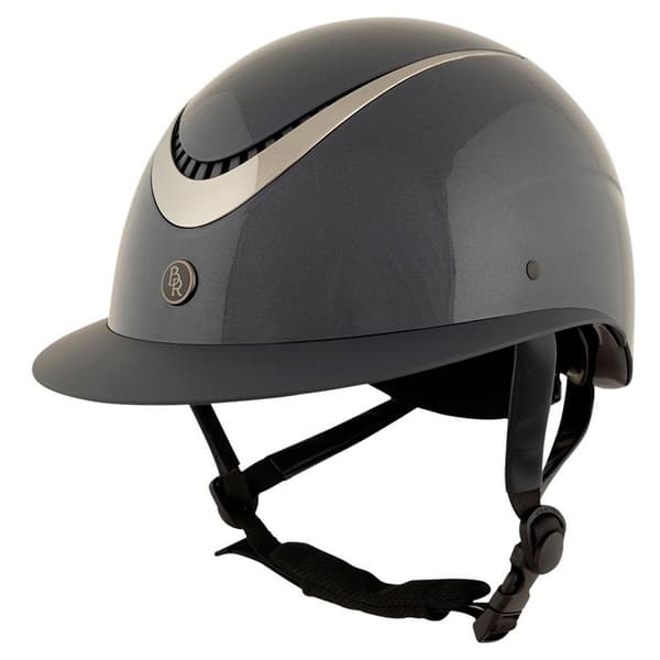 Br Hjälm Riding Theta Plus Glossy Svart 52-54 cm