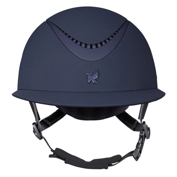 Karben Unisex Adult Aria Ellipse Fixed Peak Riding Hat Navy 52cm - 54cm