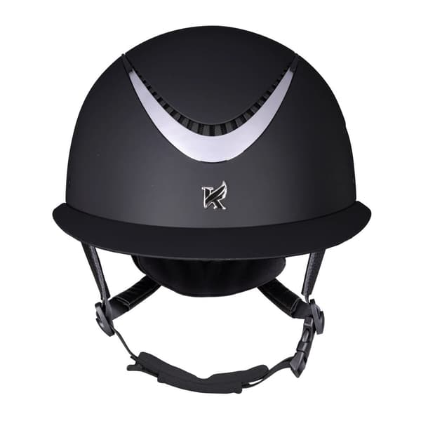 Karben Unisex Adult Elisa Ellipse Riding Hat Black/Silver 52cm - 54cm