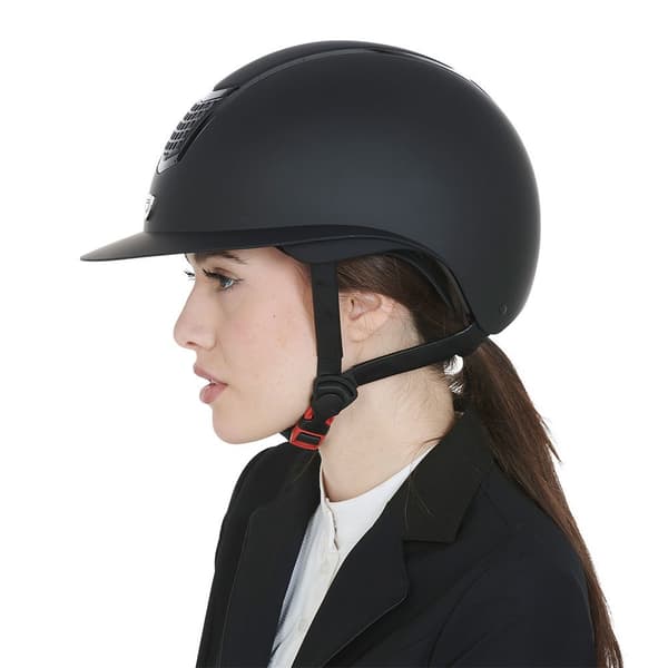 Equestro Hjelm Modello Eclipse Plain Mat Wide Visor (3 Padding)  53-55 cm