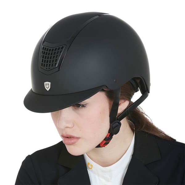 Equestro Hjelm Modello Eclipse Plain Matt Rowel Fitting  56-58 cm