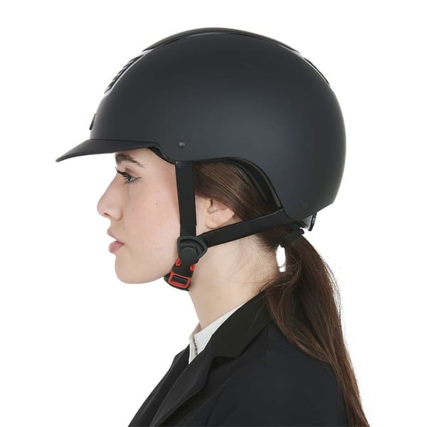 Equestro Hjelm Modello Eclipse Plain Matt Rowel Fitting  56-58 cm