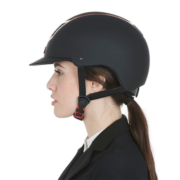 Equestro Hjelm Modello Eclipse Plain Matt Rowel Fitting  59-61 cm
