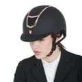 Miniatyrbild 6 av 7: Equestro Hjälm Modello Eclipse Plain Matt Rowel Fitting  53-55 cm
