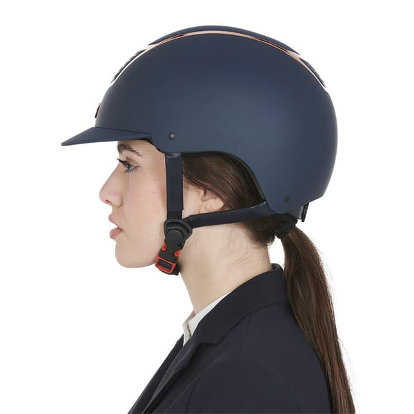 Equestro Hjelm Modello Eclipse Plain Matt Rowel Fitting  53-55 cm
