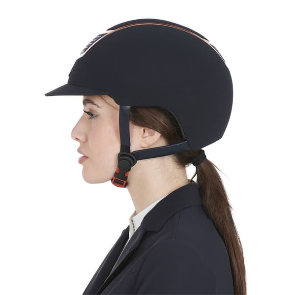 Equestro Kypärä Modello Eclipse Plain Velvet (3 Padding)  56-58 cm