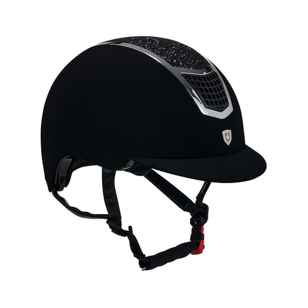 Equestro Hjelm Modello Eclipse Stone Velvet Rowel Fitting  56-58 cm