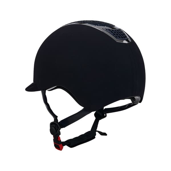 Equestro Hjelm Modello Eclipse Stone Velvet Rowel Fitting  53-55 cm
