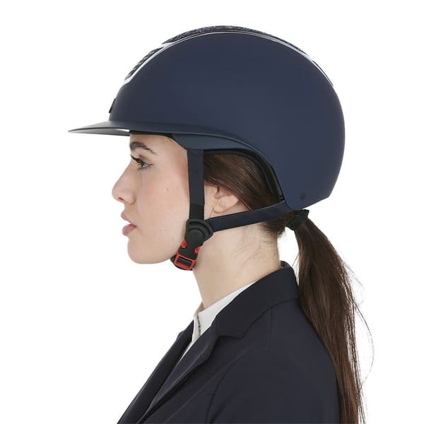 Equestro Hjälm Modello Eclipse Stone Mat Wide Visor (3 Padding)  59-61 cm