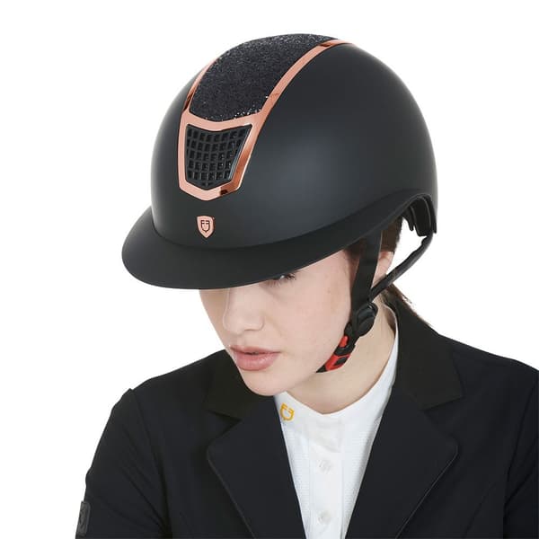 Equestro Hjälm Modello Eclipse Stone Mat Wide Visor (3 Padding)  53-55 cm