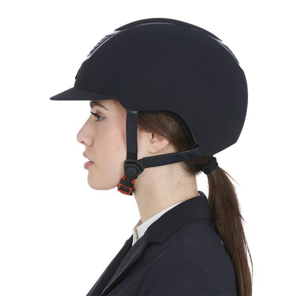 Equestro Hjälm Modello Eclipse Plain Velvet (3 Padding)  56-58 cm