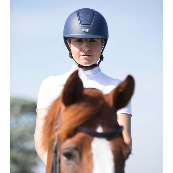 Premier Equine Odyssey Horse Riding Hjelm Blå L