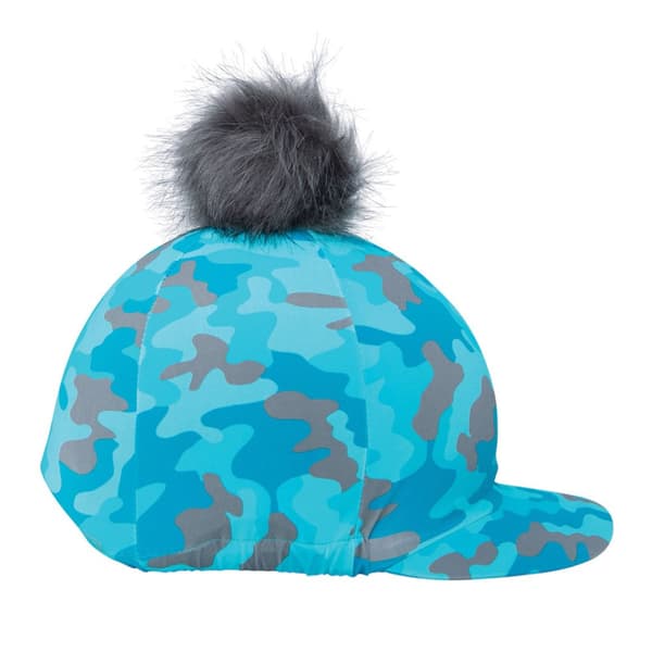 Hy DynaForce Camouflage Hat Cover Pacific Blue/Grey One Size