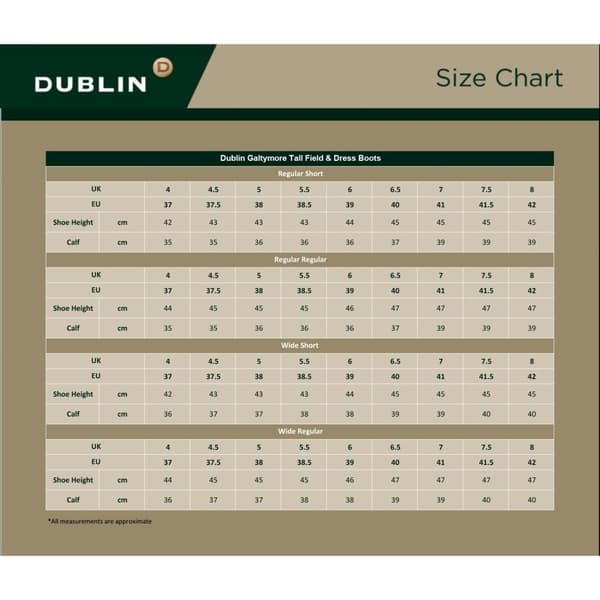 Dublin Womens/Ladies Galtymore Tall Leather Dress Boots