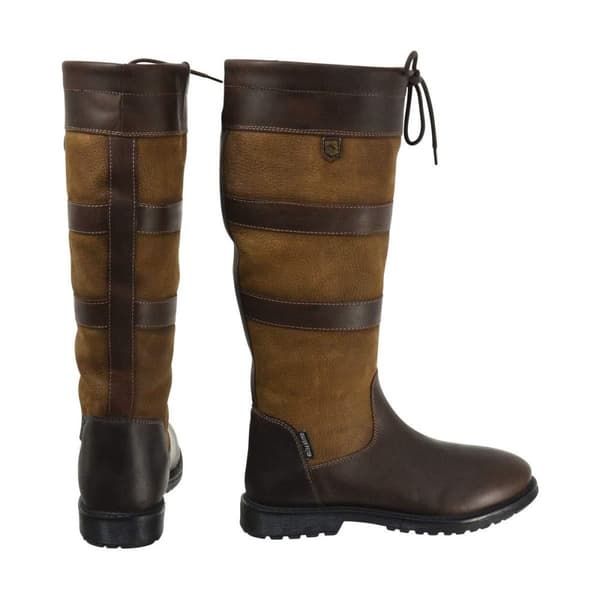 HyLAND Adults Bakewell Long Country Boots Light Brown 3 UK