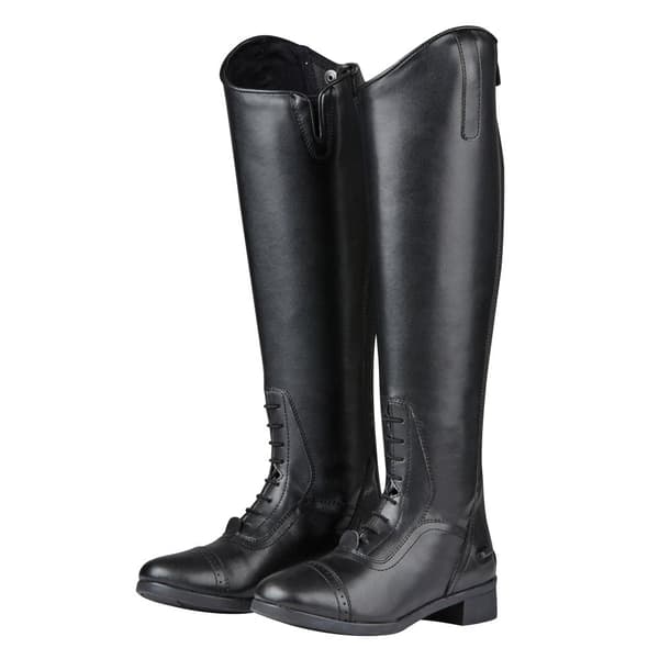 Saxon Kvinnor/Damer Syntovia Tall Field Boots Black 5 UK Wide Short