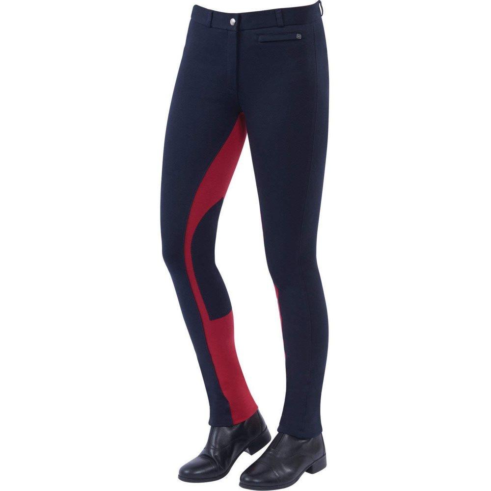Dublin Kvinnor/Damer Supa-fit Euro Seat Zip Up Jodhpurs med dragkedja