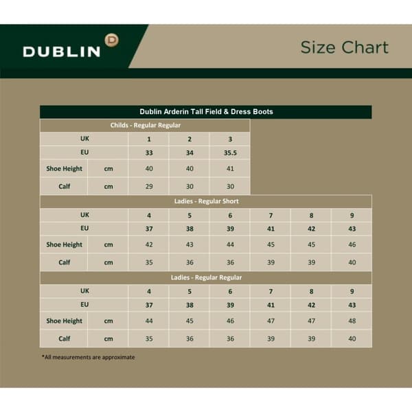 Dublin Børn/Børn Arderin Tall Leather Field Boots