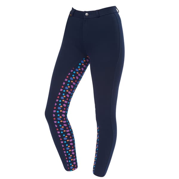 Saxon Childrens/Kids Warm Up Cotton Euro Seat Jodhpurs II