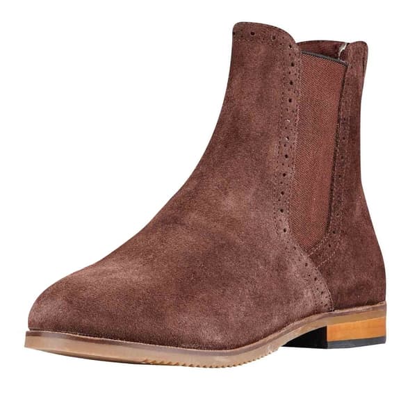 Dublin Kvinnor/Damer Kalmar SD Suede Paddock Boots Chocolate 9 UK