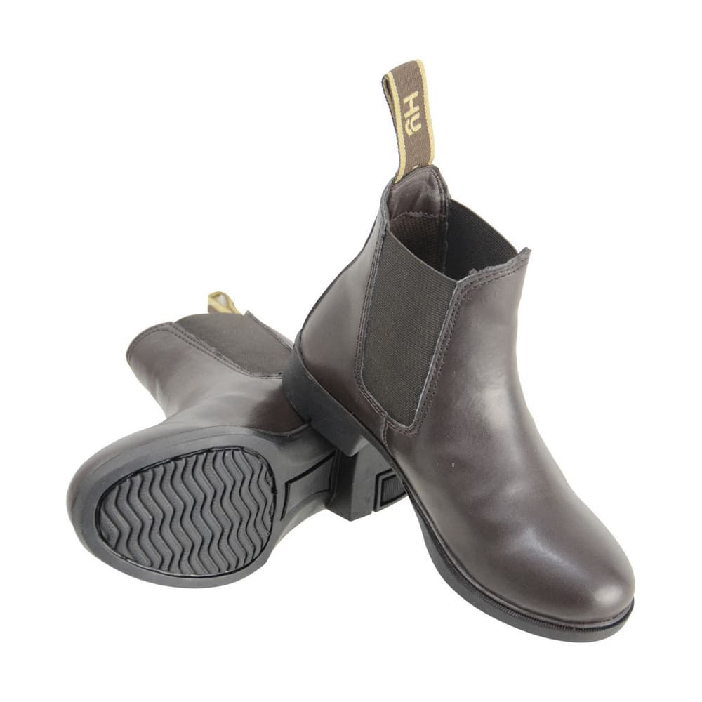 HyLAND Vuxna Beverley Synthetic Combi Leather Jodhpur Stövlar