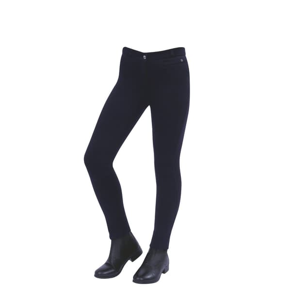 Dublin Childrens/Kids Supa-fit Zip Up Knee Patch Jodhpurs