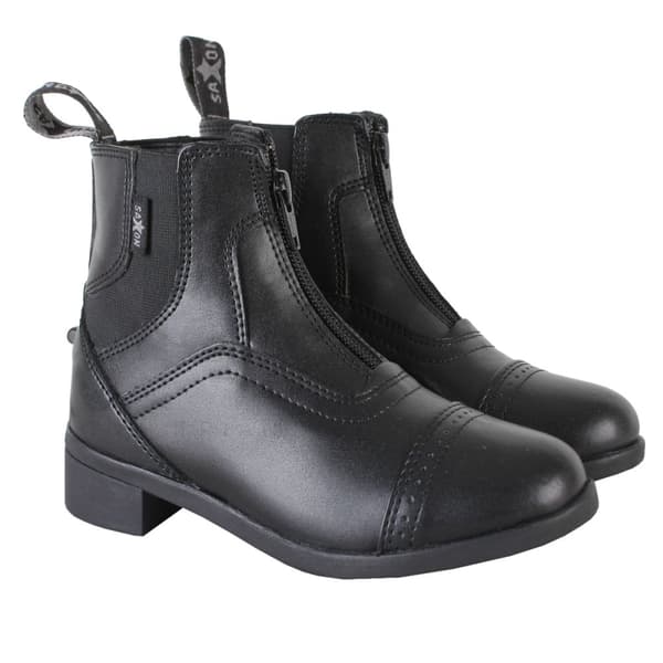 Saxon Childrens/Kids Syntovia Zip Paddock Boots