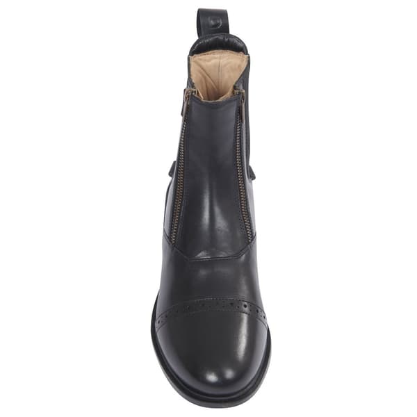 Dublin Evolution Adults Double Zip Front Leather Paddock Boots