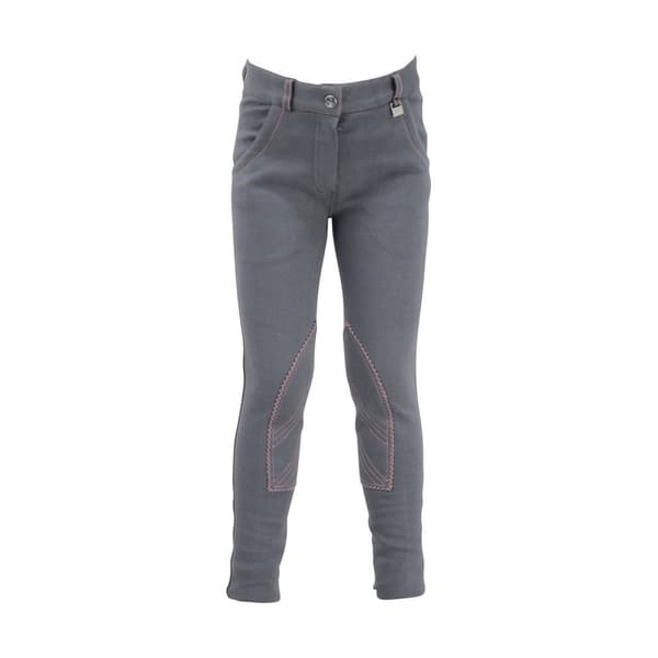 HyPERFORMANCE Barn/Kids Bordeaux Jodhpurs Smoked Pearl/Rose 24in