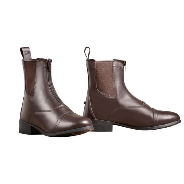 Dublin Adults Elevation Zip Leather Paddock Boots II Brown 6 UK