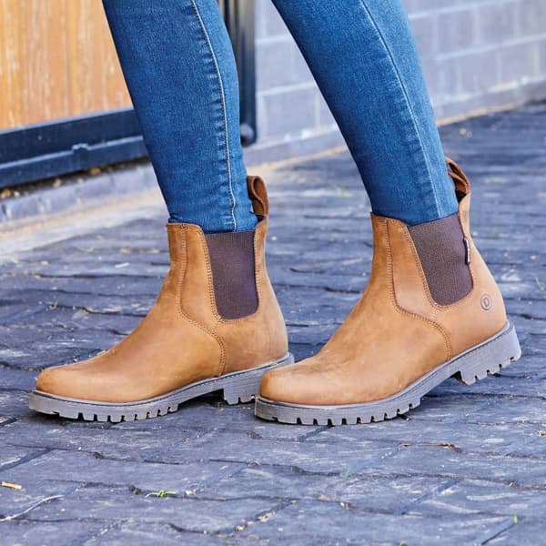 Dublin Kvinnor/Damer läder Venturer Boots III