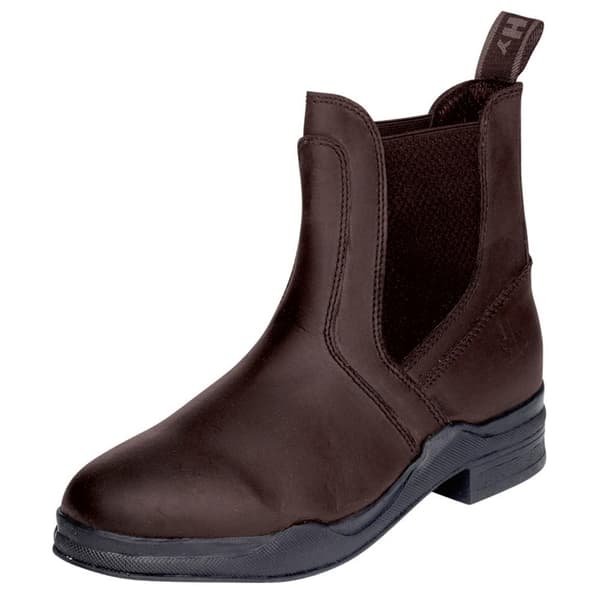 HyLAND Unisex Adult Waxy Leather Jodhpur Boots Brown 6 UK