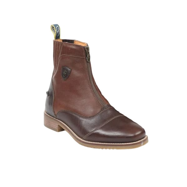 Moretta Kvinnor/Damer Viviana Zip Läder Paddock Stövlar Chestnut Brown 9 UK