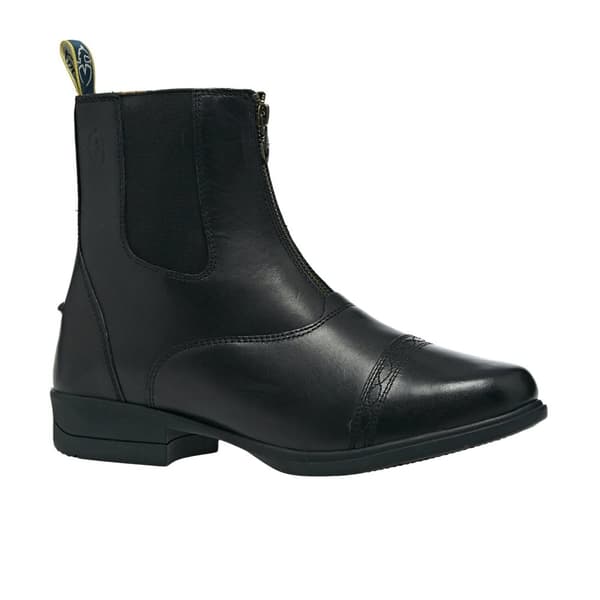 Moretta Womens/Ladies Rosetta Leather Paddock Boots Black 7 UK