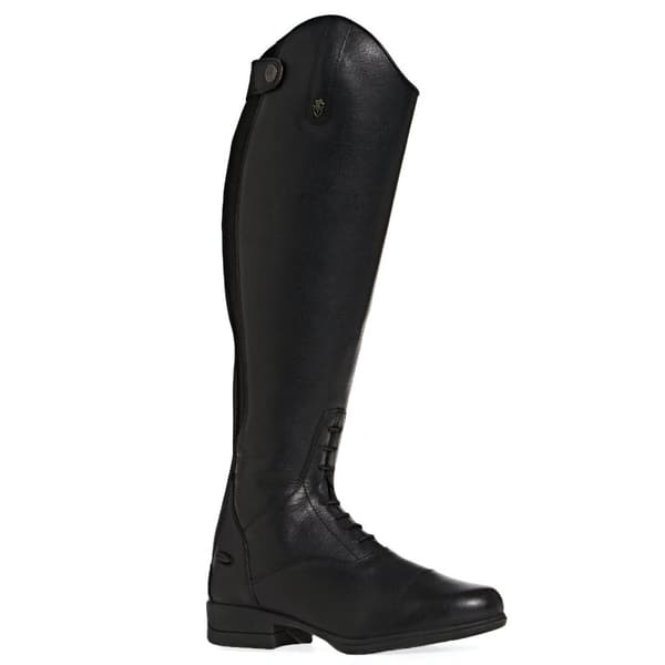 Moretta Kvinnor/Damer Albina Läder långa ridstövlar i läder Black 6.5 UK Standard