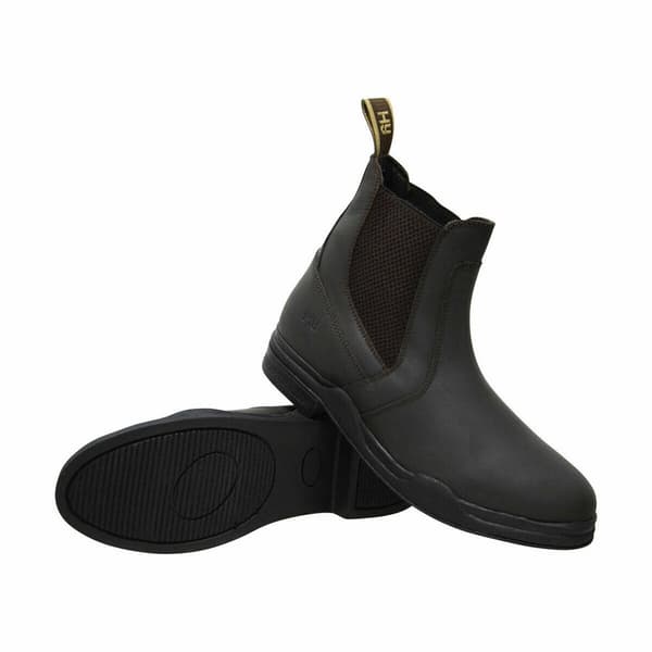 HyLAND Unisex Jodhpurstövlar i läder för vuxna