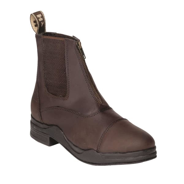 HyLAND Unisex Adult Leather Jodhpur Boots Brown 9 UK