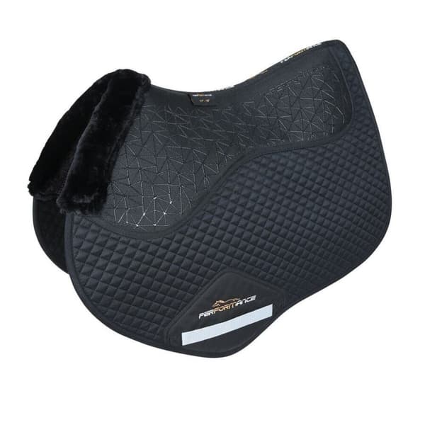 Performance Fusion Jump Horse Saddlecloth Black 17in - 18in