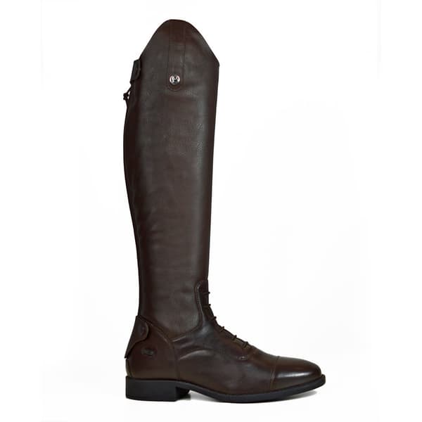 Brogini Unisex Adult Como V2 Leather Long Riding Boots Brown 6.5 UK Calf 0