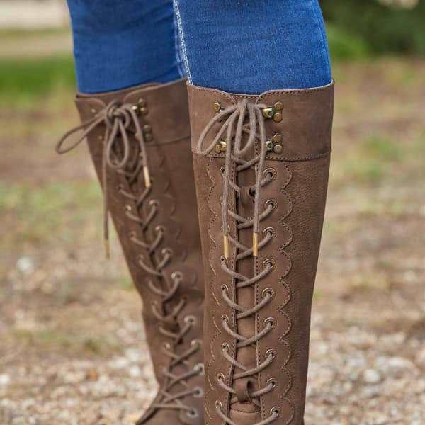 Dublin Womens/Ladies Admiral Leather Long Riding Boots