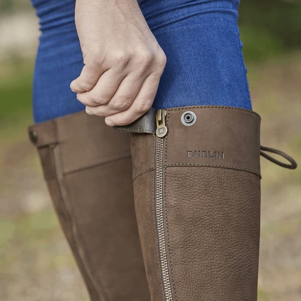 Dublin Womens/Ladies Admiral Leather Long Riding Boots