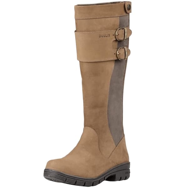 Dublin Womens/Ladies Leather Long Riding Boots Dark Brown 3 UK