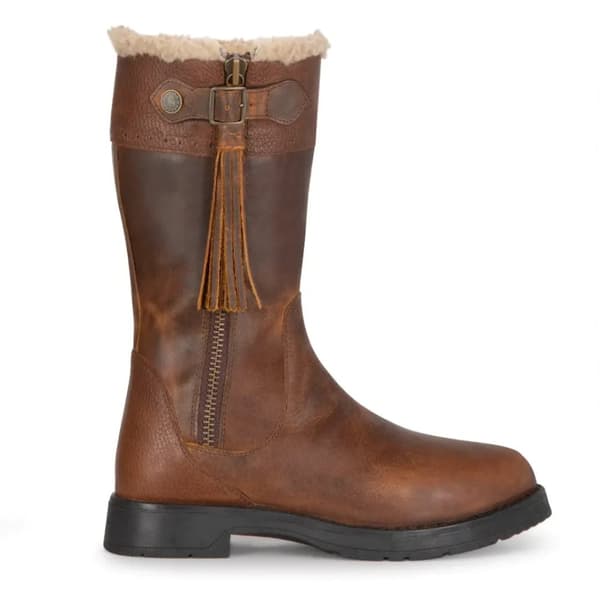 Moretta Barn/Kids Amelda Läderstövlar i läder Brown 4 UK