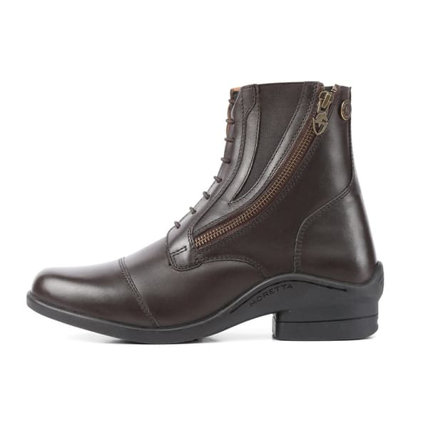 Moretta Womens/Ladies Alessia Grain Leather Paddock Boots