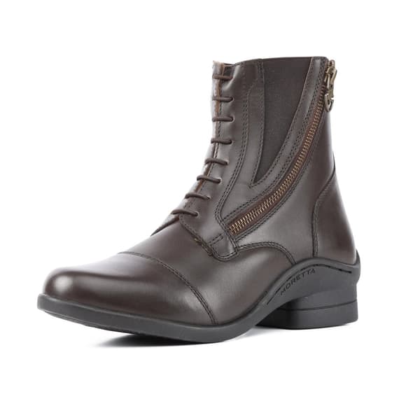 Moretta Womens/Ladies Alessia Grain Leather Paddock Boots