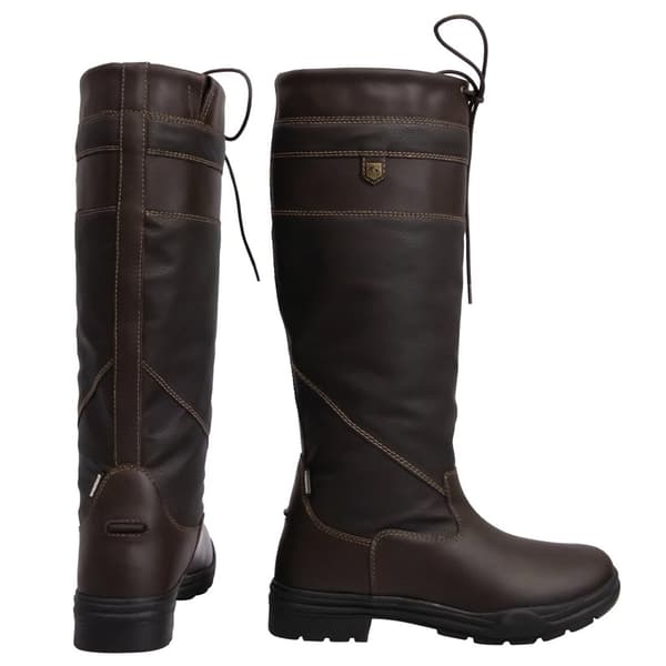 HyLAND Childrens/Kids Tideswell Leather Country Boots