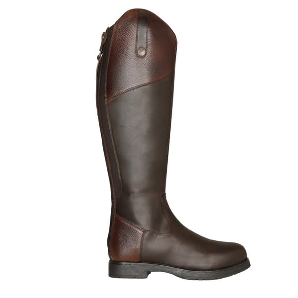 Moretta Unisex Adult Ventura Lite Leather Winter Riding Boots Dark Brown 6 UK Extra Wide